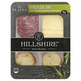 Hillshire Snacking Small Plates Genoa Salami and White Cheddar