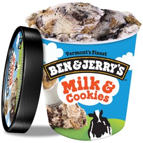 Milk and Cookies Ben and Jerry's