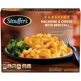 Stouffer's Macaroni and Cheese with broccoli